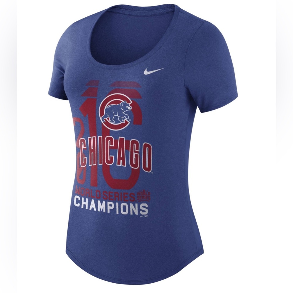 Nike MLB Chicago Cubs 2016 World Series Championship Year T-shirt